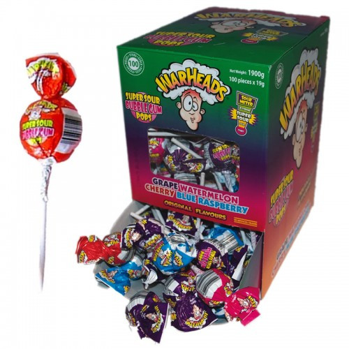 WARHEADS Super Hapud pulgakommid närimiskummiga 30g | Multum