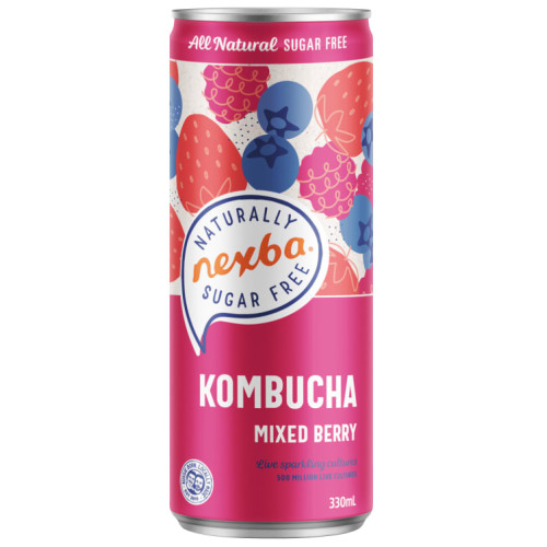 NEXBA Segatud Berry Kombucha jook 330ml | Multum