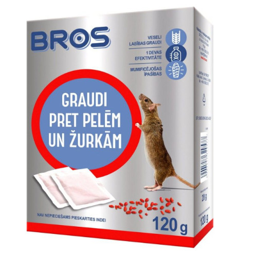 BROS terad hiirte ja rottide vastu 120g | Multum