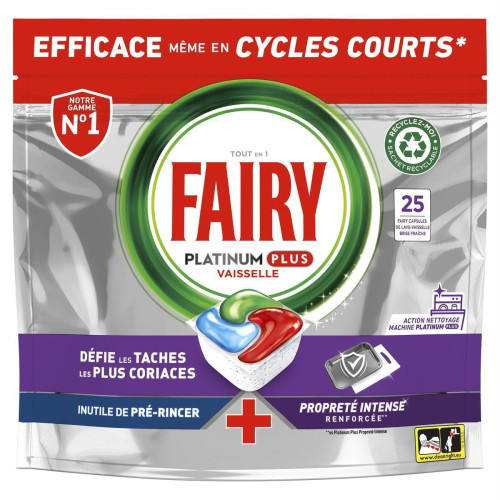 FAIRY Platinum Original nõudepesukapslid 25tk | Multum