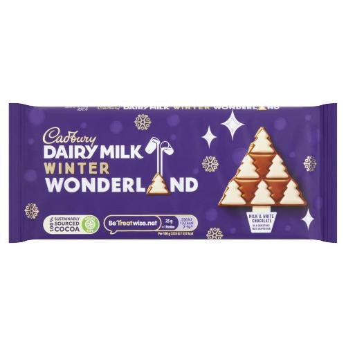 CADBURY piimapiim Winter Wonderland piimašokolaaditahvel 100g | Multum