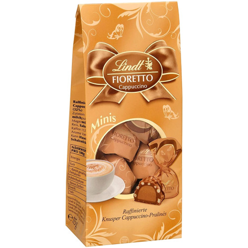 LINDT Fioretto Minis šokolaadikommid Cappuccino täidisega 115g | Multum