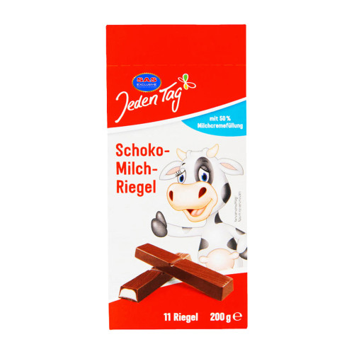 JEDEN TAG šokolaaditahvlid piimakreemitäidisega 200g | Multum