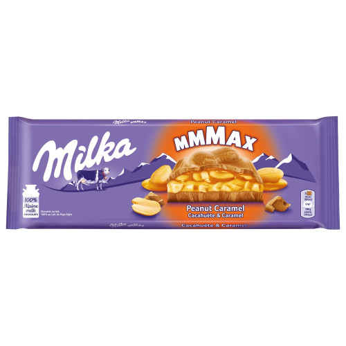 MILKA maapähklikaramelli šokolaaditahvel 276g | Multum