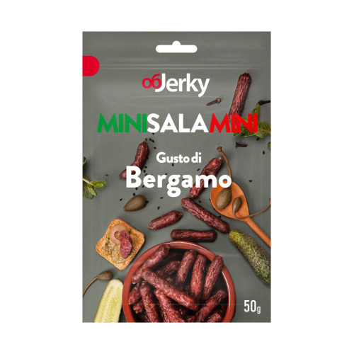 OBJERKY MiniSalami Bergamo sea- ja veiselihavorstid 50g | Multum