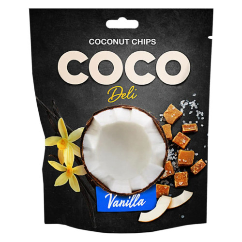 COCO DELI kookoslaastud vanilje ja soolase karamellimaitsega 30g | Multum
