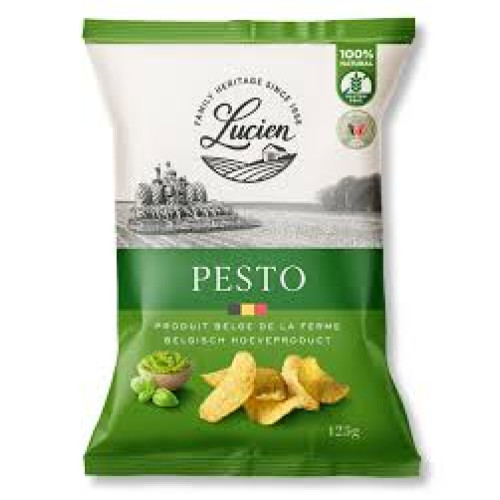 Lucien Classic kartulikrõpsud pesto maitsega 125g | Multum