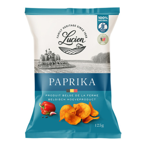 Lucien Classic paprikamaitselised kartulikrõpsud 125g | Multum