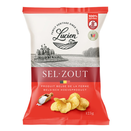 Lucien Classic kartulikrõpsud soolaga 125g | Multum