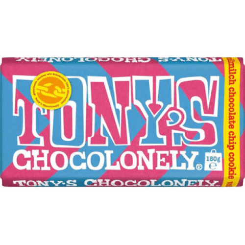 TONY'S CHOCOLONEY Chip Cookie šokolaaditahvel 180g | Multum