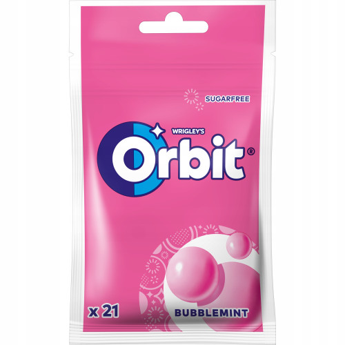 ORBIT BUBBLEMINT närimiskumm, kotikeses 29g | Multum