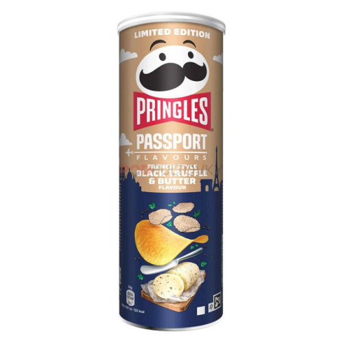 PRINGLES krõpsud musta trühvli ja või maitsega 165g | Multum