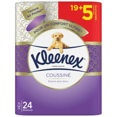 KLEENEX Coussine 3-kihiline tualettpaber 24 rulli | Multum