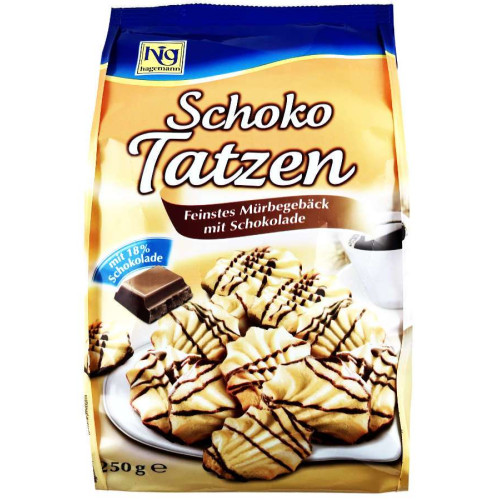 G&G Schoko Tatzen küpsised šokolaadiga 250g | Multum