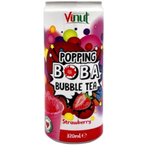 VINUT Popping Bubble tee maasikas 320ml | Multum