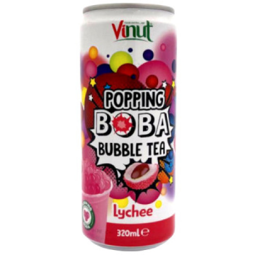 VINUT Popping Bubble Tea litši 320ml | Multum