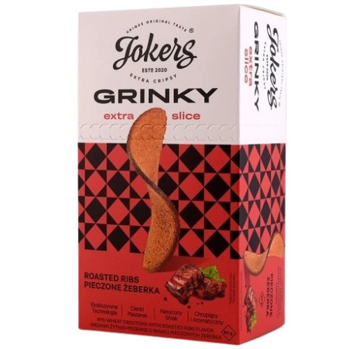 JOKERS GRINKY röstsai praetud ribi maitsega 90g | Multum