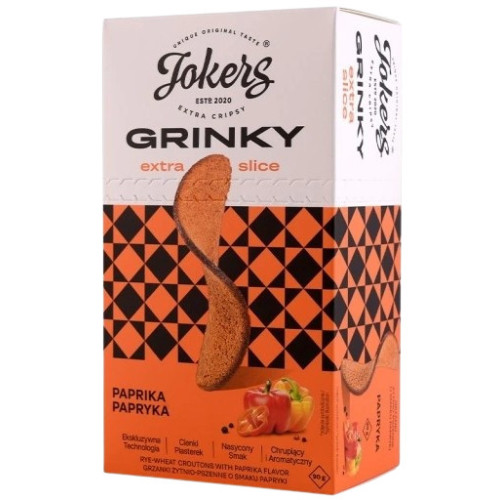 JOKERS GRINKY paprikamaitseline röstsai 90g | Multum