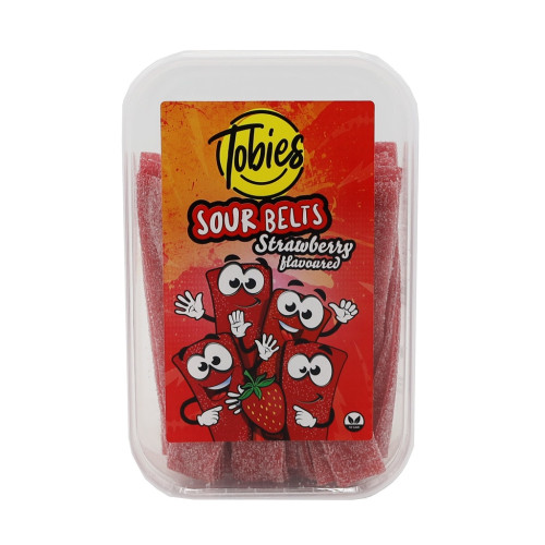 TOBIES Maasikavööd Jelly Candy 200g | Multum