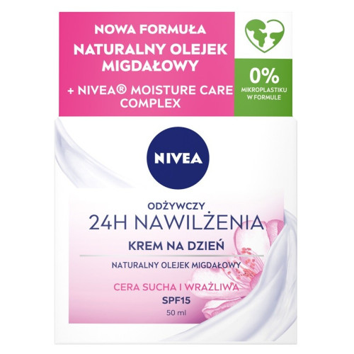 Nivea Moisturizing 24H SPF15 niisutav päevakreem 50ml | Multum