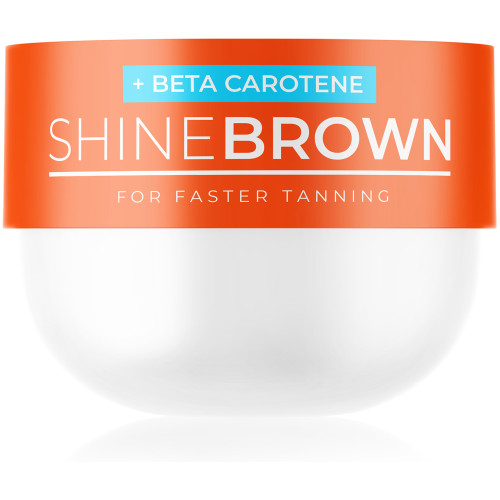 SHINE BROWN päevituskreem beetakaroteeniga 200ml | Multum