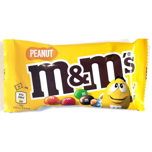 M&M's šokolaadidražee maapähklitega 45g | Multum