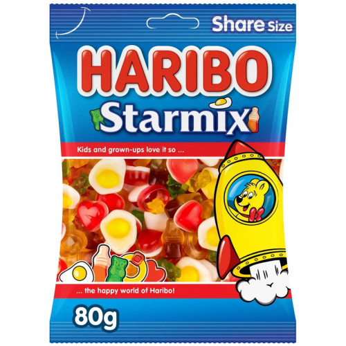 HARIBO Starmix tarretis komm 80g | Multum