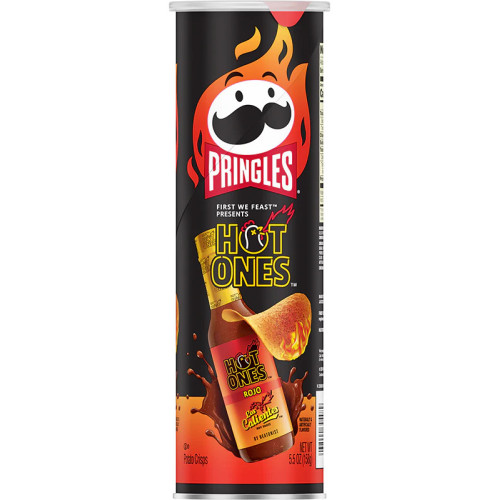 PRINGLES Hot Ones Rojo kastme maitselised kartulikrõpsud 158g | Multum