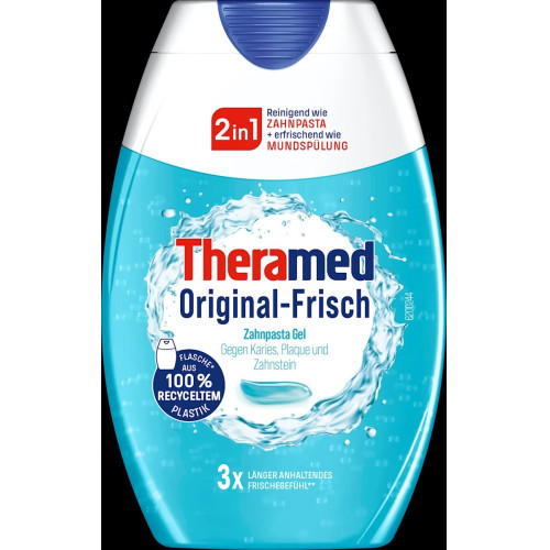 THERAMED 2in1 Original hambapasta kaariese, hambakatu ja igemeprobleemide vastu 75ml | Multum