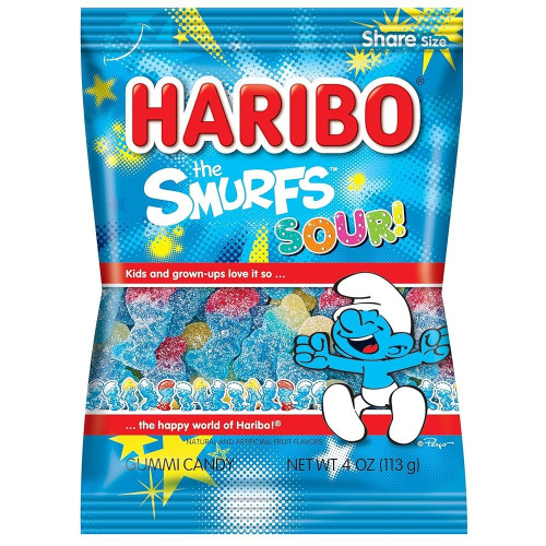 HARIBO Smurfide hapu želee komm 113g | Multum