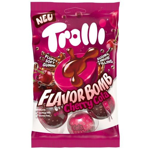 TROLLI Maitsepomm Kirss Cola Jelly Candy 75g | Multum