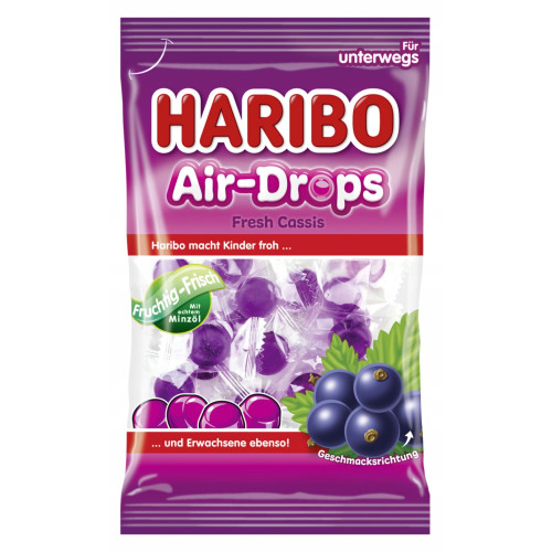 HARIBO Air-drops Fresh Casis mustsõstrapulgakommid | Multum