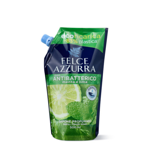 FELCE AZZURRA Mint & Lime Antibakteriaalne vedelseebi reserv 500ml | Multum