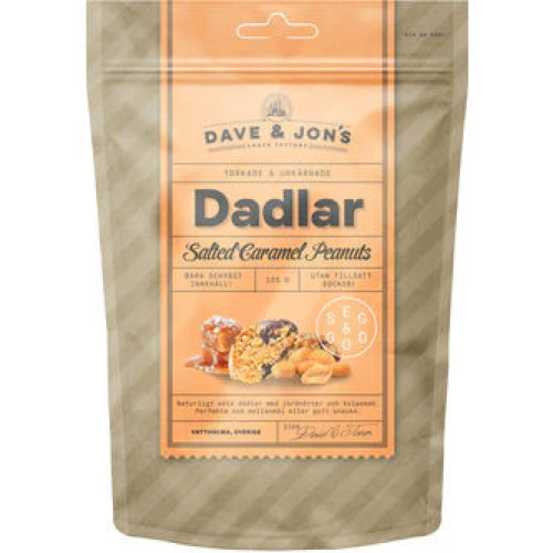 DAVE & JON'S "Soolatud karamelli maapähklid" datlid 175g | Multum