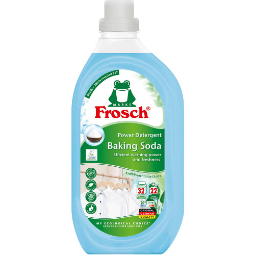 FROSCH tõhus rasketoimeline vedel pesupesemisvahend soodaga 1,5L | Multum