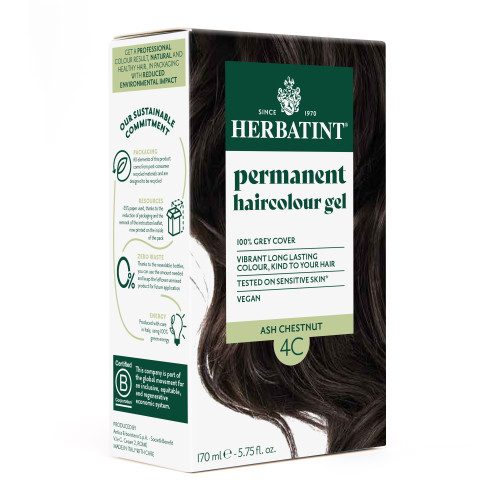 HERBATINT Tuhkkastani juuksevärv 170ml | Multum
