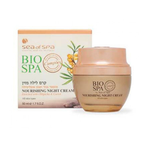 SEA OF SPA toitev öökreem astelpaju ja porgandiõliga 50ml | Multum