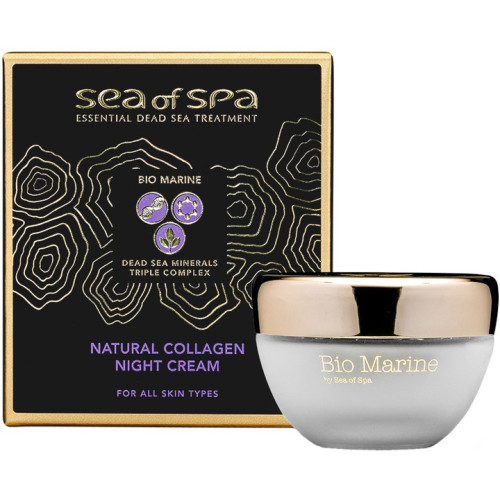 SEA OF SPA Marine öökreem kollageeni ja hüaluroonhappega 50ml | Multum