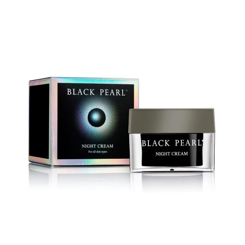 BLACK PEARL öökreem näonahale pärlipuudri ja Surnumere mineraalidega 50ml | Multum