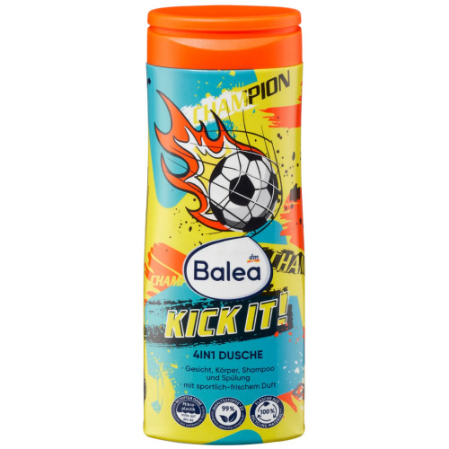 BALEA Kick It 4in1 dušigeel ja šampoon 300ml | Multum