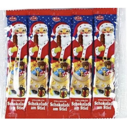 LOLLY CHOC COMPANY piimašokolaad Jõuluvana pulgal 5x15g | Multum