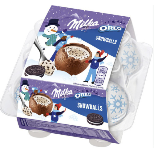 MILKA OREO Lumepalli piimašokolaadikommid täidisega 112g | Multum