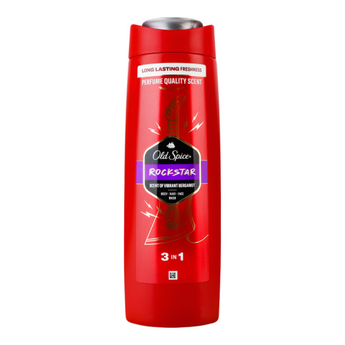 OLD SPICE 3in1 Rockstar šampoon ja dušigeel 400ml | Multum