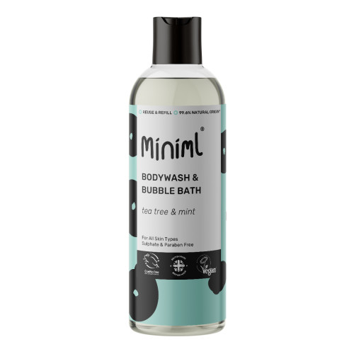 MINIML dušigeel ja vannivaht teepuu ja piparmündi aroomiga 500ml | Multum