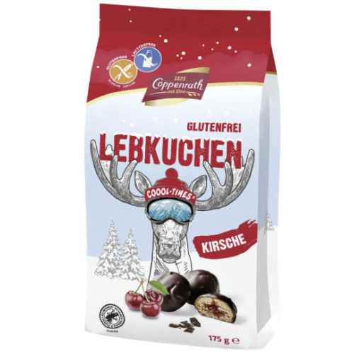 COPPENRATH piparkoogid kirsitäidisega, gluteeni- ja laktoosivabad 175g | Multum