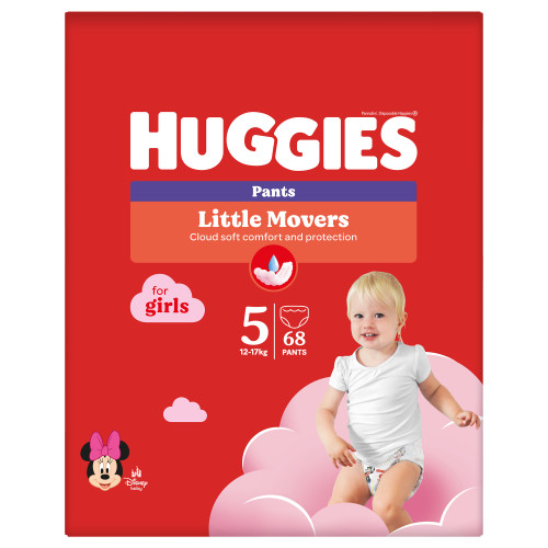 Huggies Pants Girl 5 (12-17kg) aluspüksid 68 tk. | Multum