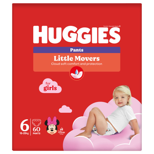 Huggies Pants Girl 6 (15-25kg) 60tk. | Multum