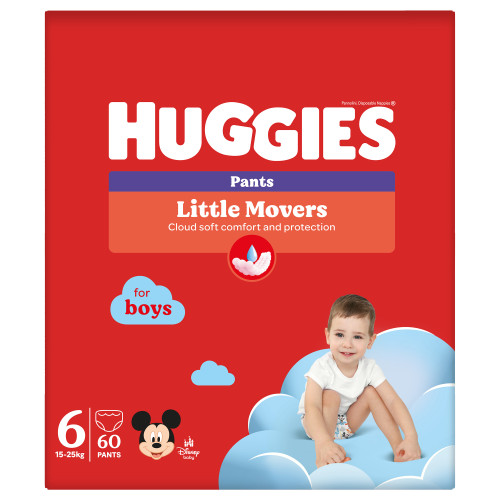 Huggies Pants Boy 6 (15-25kg) aluspüksid 60 tk. | Multum