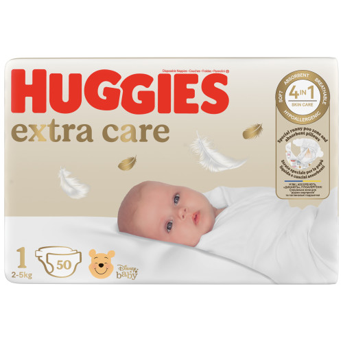 Huggies Elite Soft 1 (3-5kg) 50 tk. | Multum