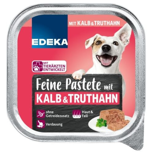 Edeka pasteet koertele vasika- ja kalkunilihaga 150g | Multum